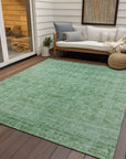 Addison Rugs Laeoril Teal Washable Indoor-Outdoor Rug