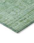 Addison Rugs Laeoril Teal Washable Indoor-Outdoor Rug