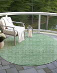 Addison Rugs Laeoril Teal Washable Indoor-Outdoor Rug