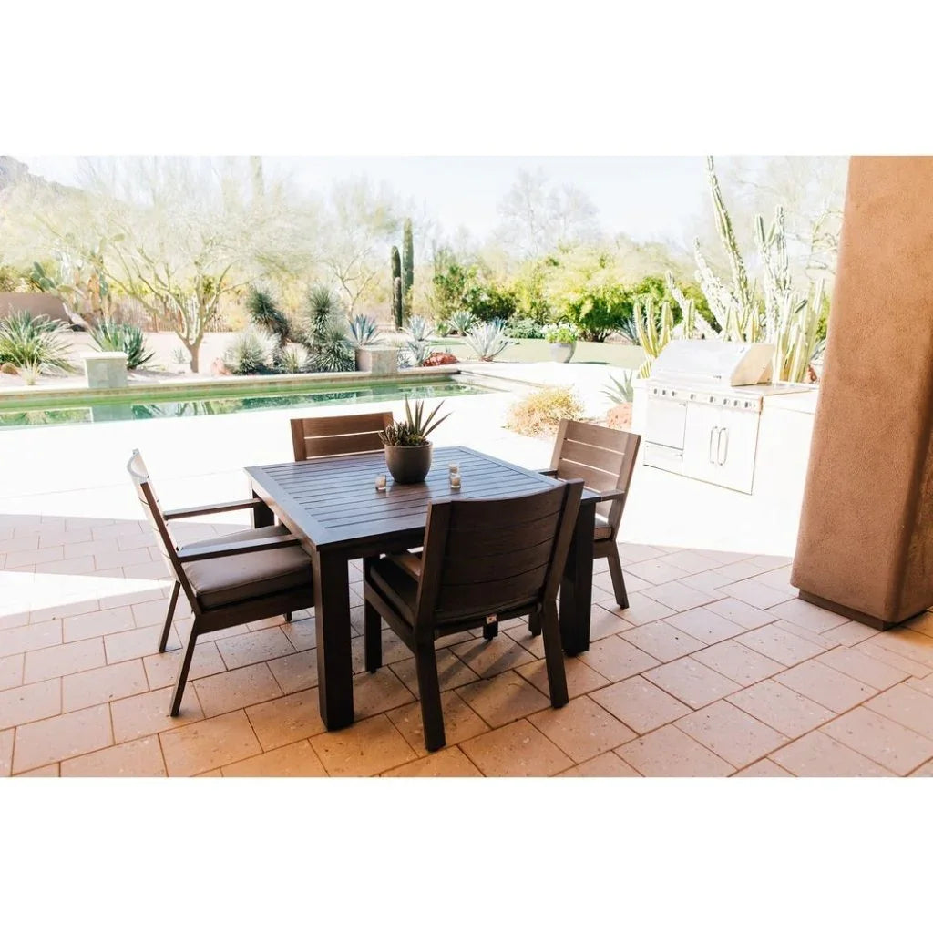 Sunset West Laguna Aluminum Made Square Outdoor Table