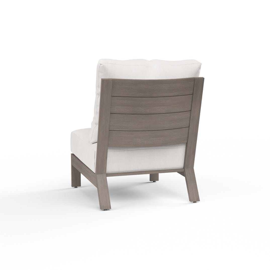 Sunset West Laguna Sunbrella Armless Outdoor Club Chair