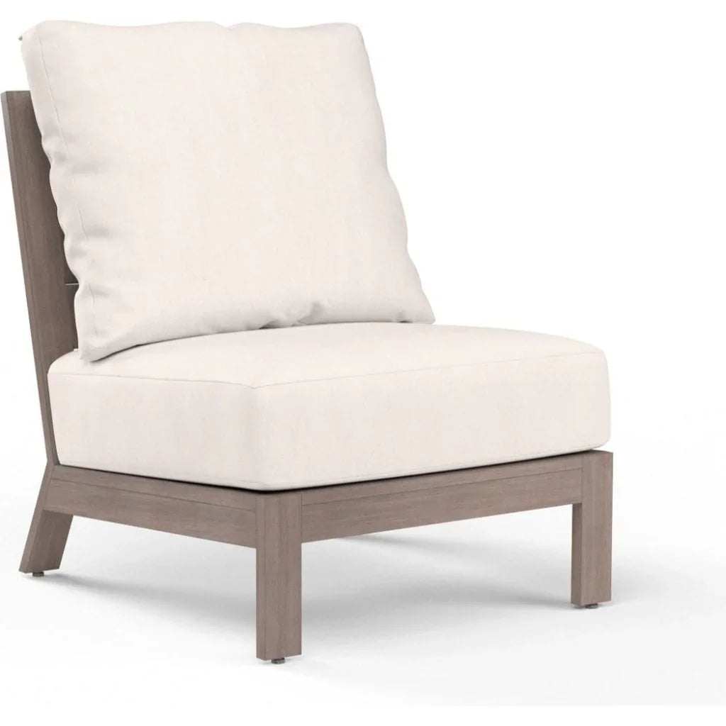 Sunset West Laguna Sunbrella Armless Outdoor Club Chair