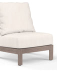 Sunset West Laguna Sunbrella Armless Outdoor Club Chair