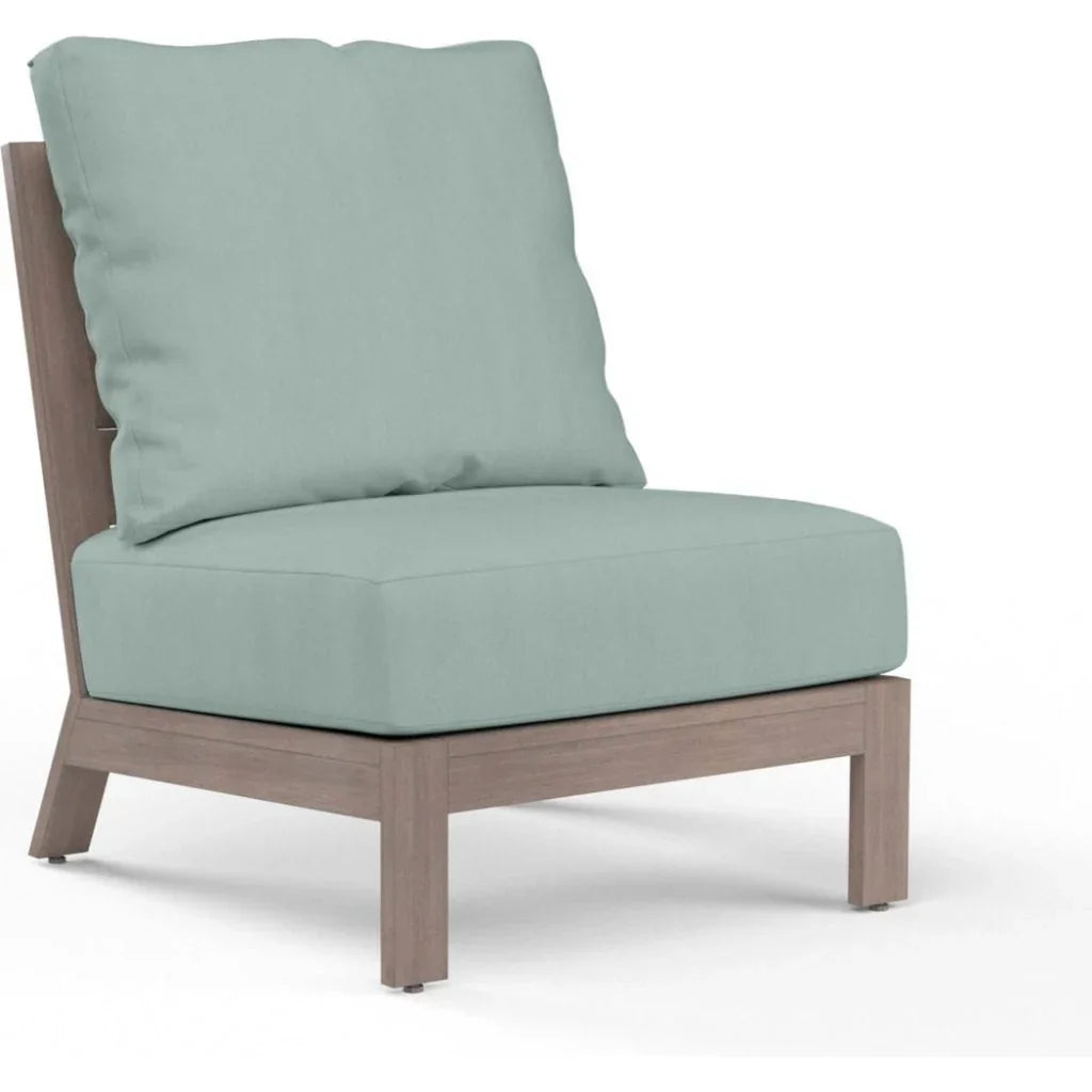 Sunset West Laguna Sunbrella Armless Outdoor Club Chair