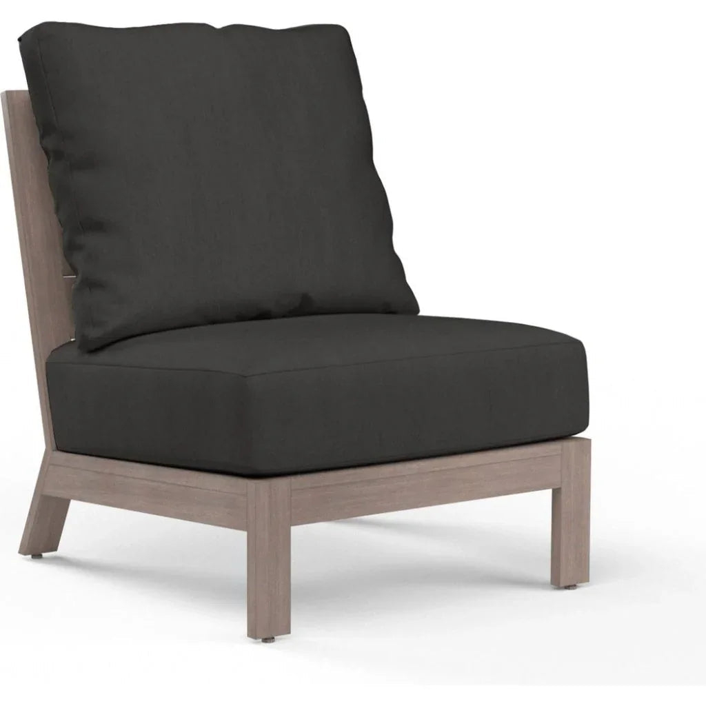 Sunset West Laguna Sunbrella Armless Outdoor Club Chair