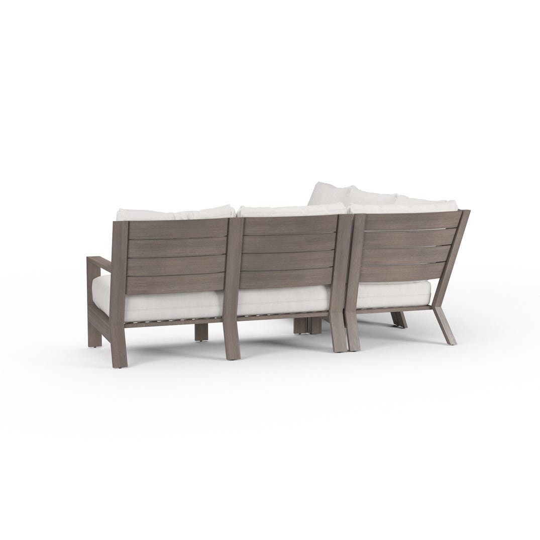 Sunset West Laguna Sunbrella Cushions Outdoor Sectional Sofa