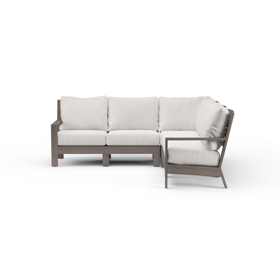 Sunset West Laguna Sunbrella Cushions Outdoor Sectional Sofa