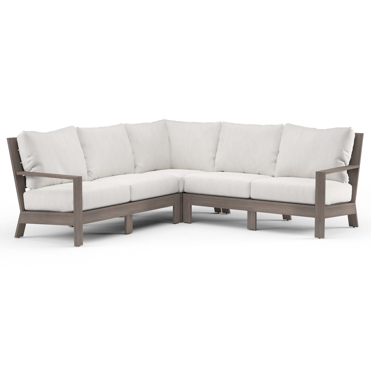 Sunset West Laguna Sunbrella Cushions Outdoor Sectional Sofa