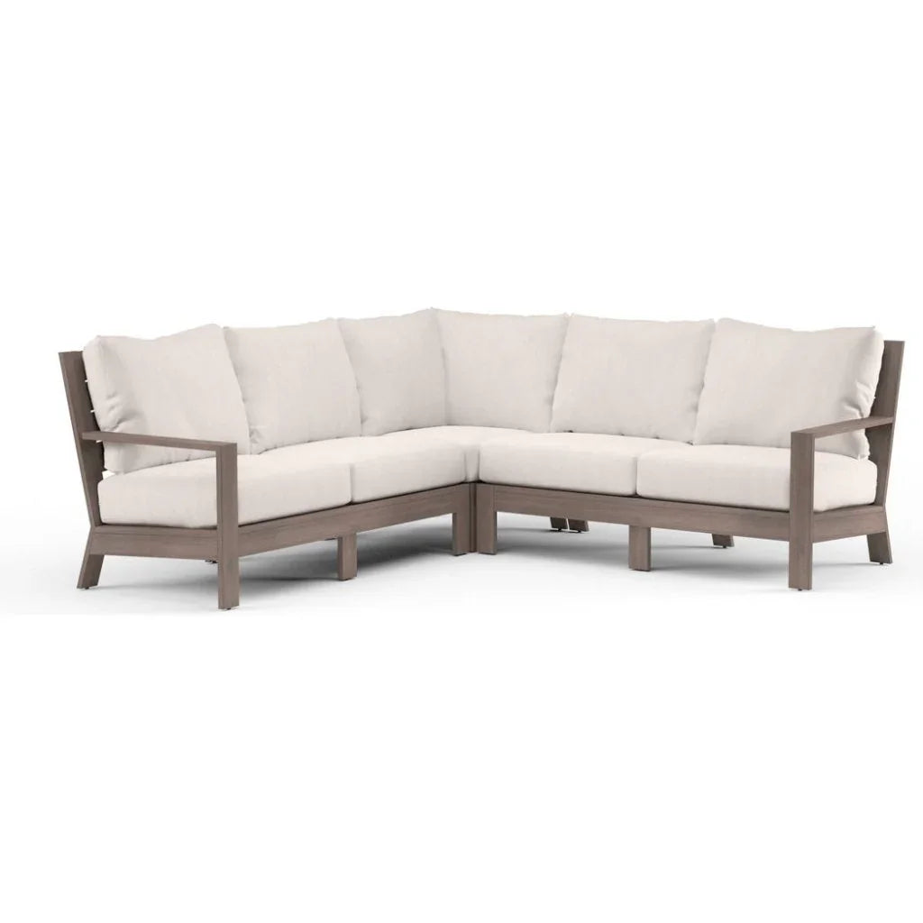 Sunset West Laguna Sunbrella Cushions Outdoor Sectional Sofa