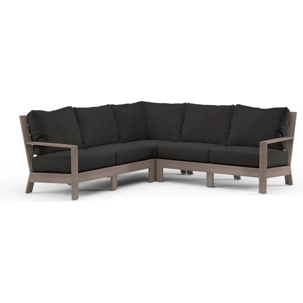 Sunset West Laguna Sunbrella Cushions Outdoor Sectional Sofa