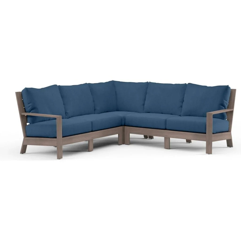 Sunset West Laguna Sunbrella Cushions Outdoor Sectional Sofa
