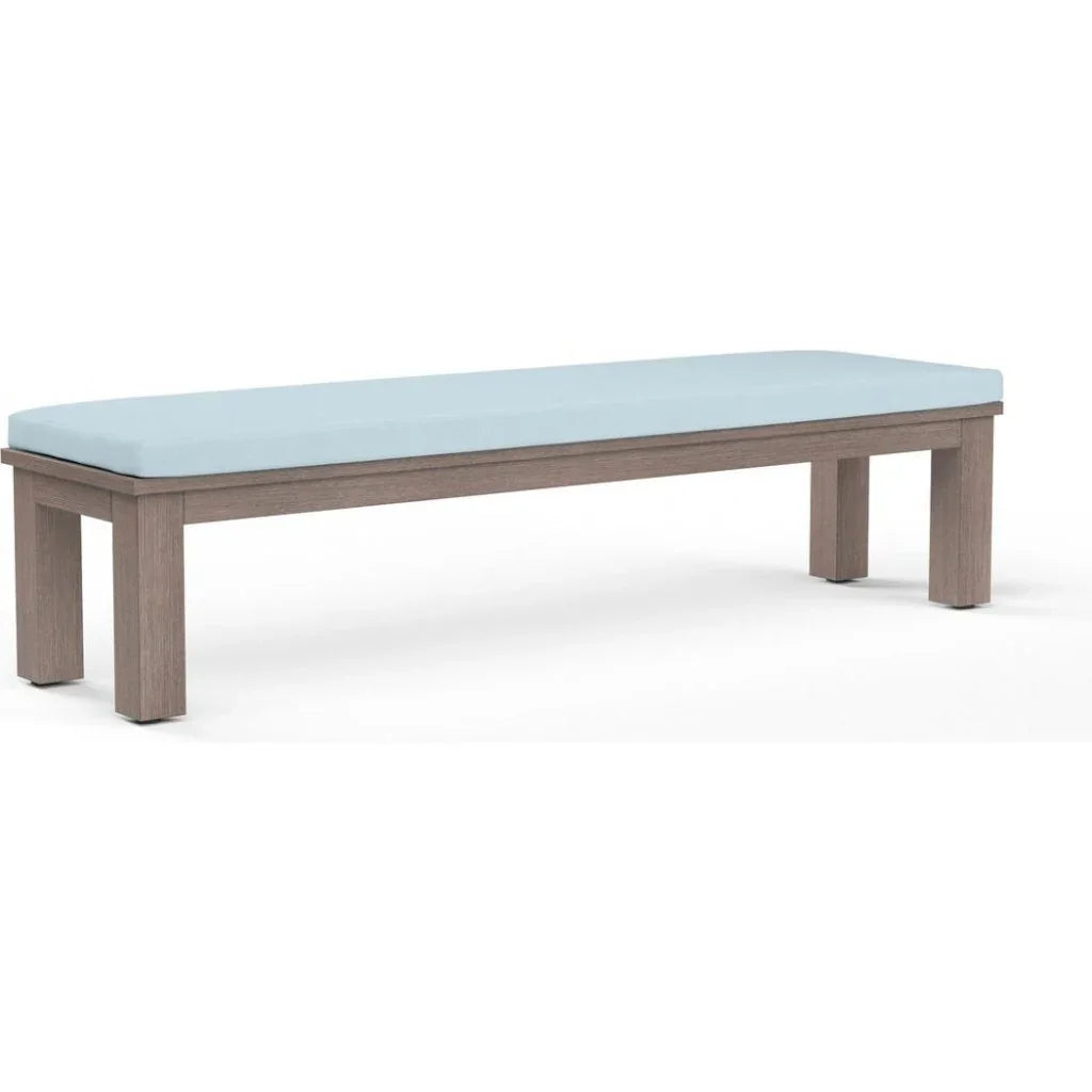 Sunset West Laguna Sunbrella Outdoor Dining Bench