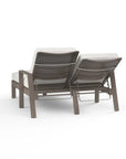 Laguna Sunbrella Outdoor Double Chaise Lounge-Outdoor Chaises-Sunset West-LOOMLAN