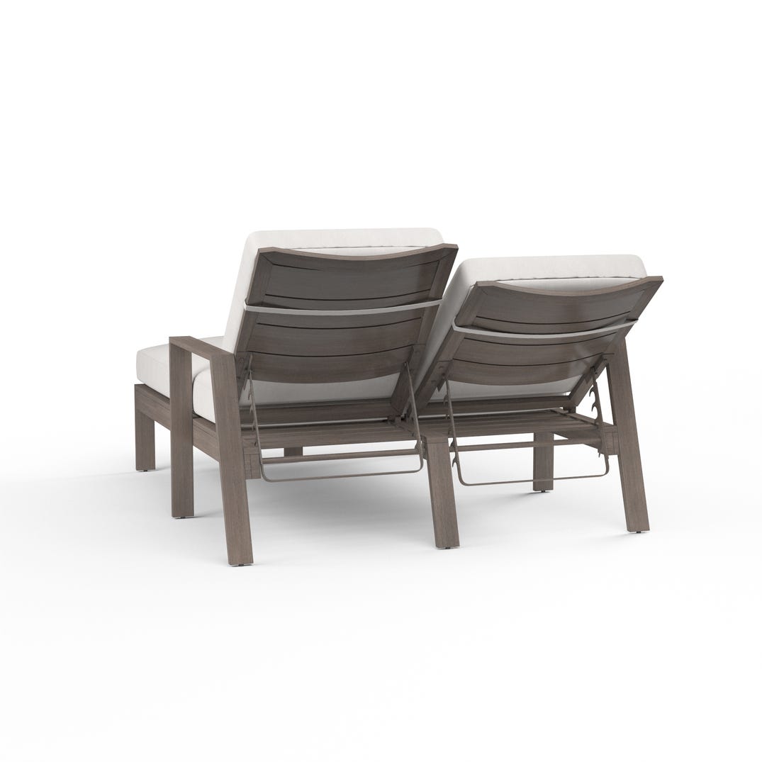 Sunset West Laguna Sunbrella Outdoor Double Chaise Lounge