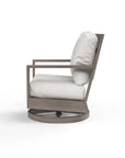Laguna Sunbrella Swivel Outdoor Club Rocker-Outdoor Accent Chairs-Sunset West-LOOMLAN