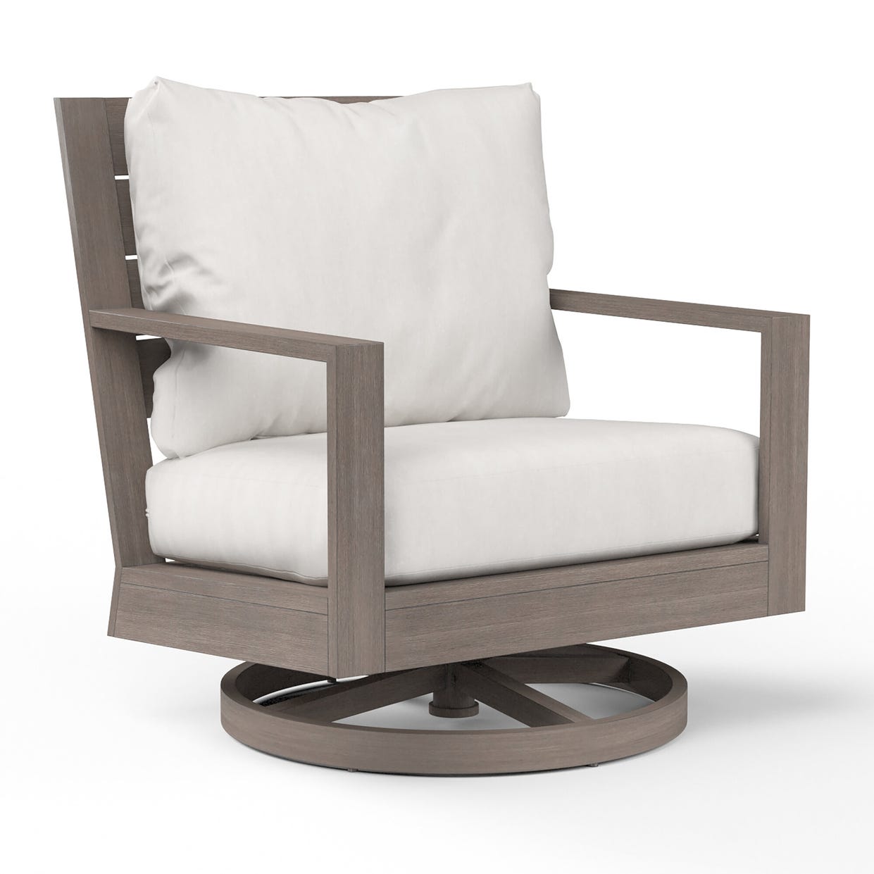 Sunset West Laguna Sunbrella Swivel Outdoor Club Rocker