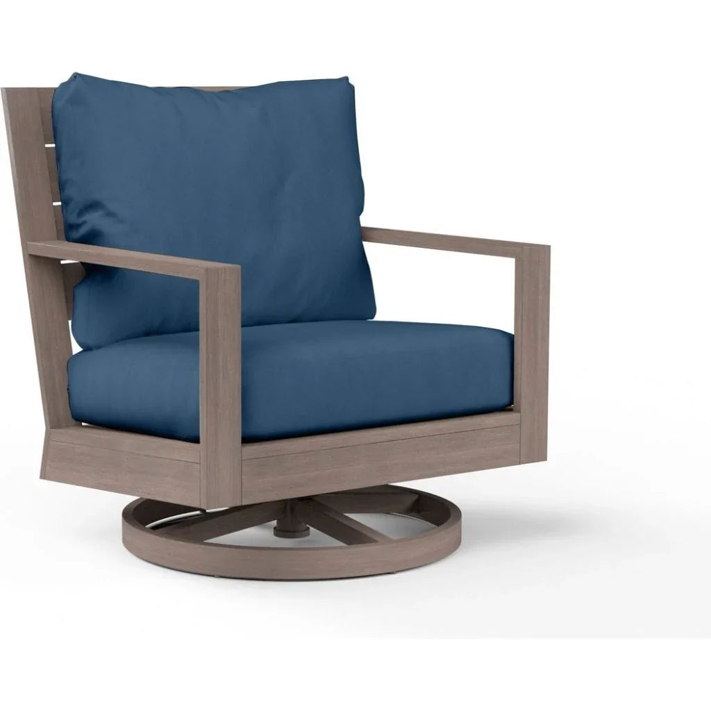 Sunset West Laguna Sunbrella Swivel Outdoor Club Rocker