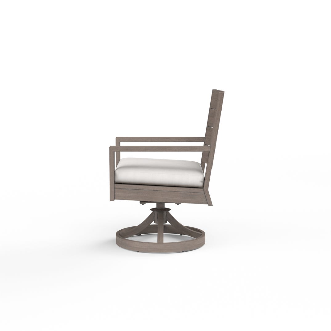 Sunset West Laguna Swivel Outdoor Dining Chair 2PC