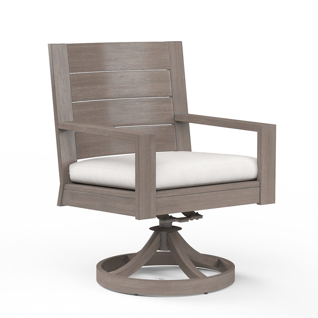 Sunset West Laguna Swivel Outdoor Dining Chair 2PC