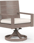 Sunset West Laguna Swivel Outdoor Dining Chair 2PC