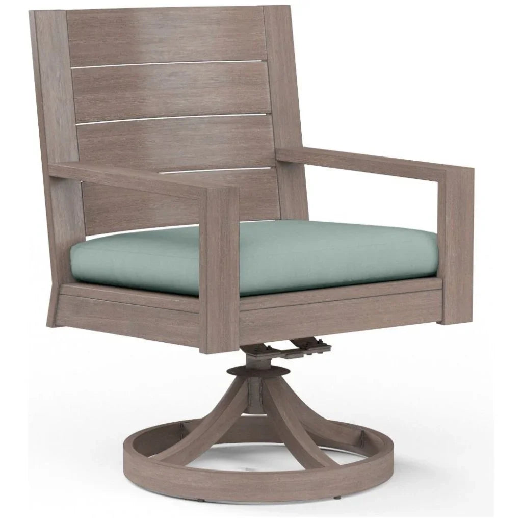 Sunset West Laguna Swivel Outdoor Dining Chair 2PC