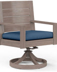 Sunset West Laguna Swivel Outdoor Dining Chair 2PC