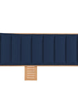 HiTeak Lance Teak Outdoor Sunlounger with Sunbrella Cushions