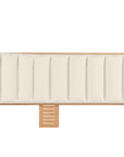 HiTeak Lance Teak Outdoor Sunlounger with Sunbrella Cushions