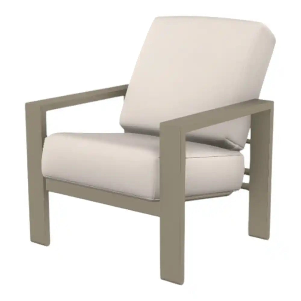Telescope Larssen Deep Seat Cushion Arm Chair with Fire Table 5PC Set