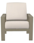 Telescope Larssen Deep Seat Cushion Arm Chair with Fire Table 5PC Set