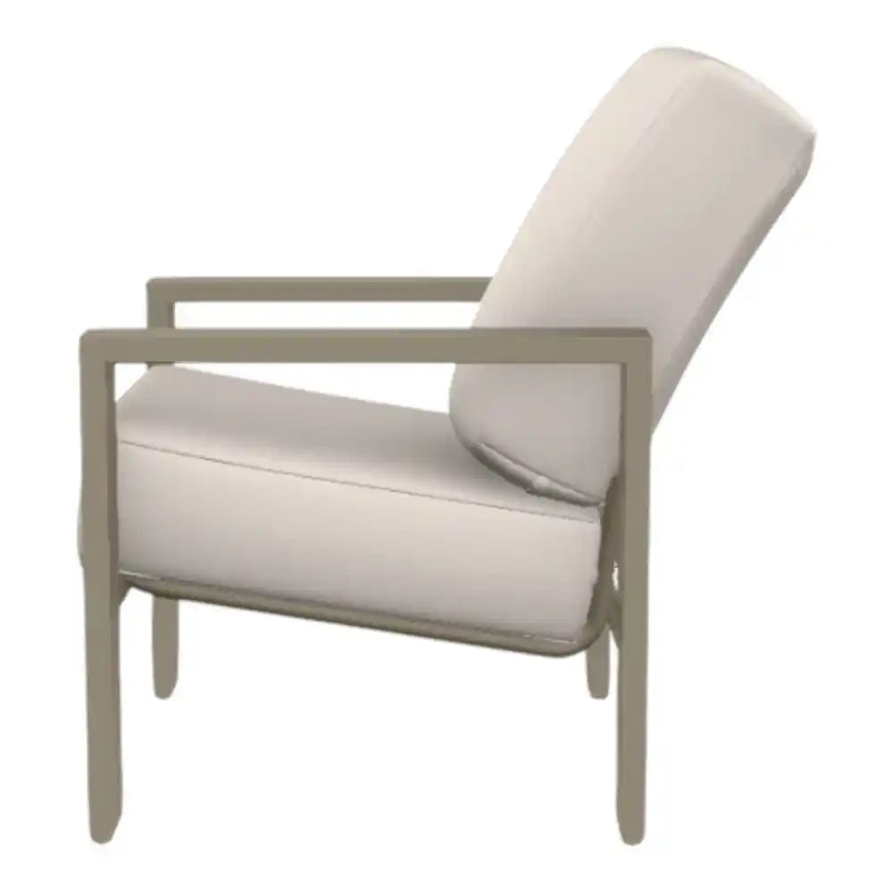 Telescope Larssen Deep Seat Cushion Arm Chair with Fire Table 5PC Set