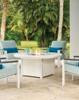 Telescope Larssen Deep Seat Cushion Arm Chair with Fire Table 5PC Set