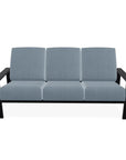 Larssen Aluminum Framed Deep Cushion Three-Seat Sofa