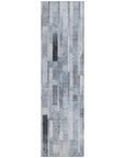 LOOMLAN Rugs Laventhia Blue Washable Indoor-Outdoor Rug