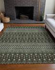 Addison Rugs Lazy Rivers Brown Washable Indoor-Outdoor Rug