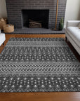 Addison Rugs Lazy Rivers Grey Washable Indoor-Outdoor Rug