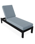 Leeward Marine Grade Polymer Deep Cushion Armless Chaise