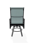 Leeward Balcony Height Swivel Marine Grade Polymer Arm Chair