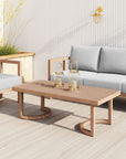 Zuo Modern Leto Aluminum Outdoor Coffee Table