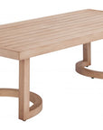 Zuo Modern Leto Aluminum Outdoor Coffee Table