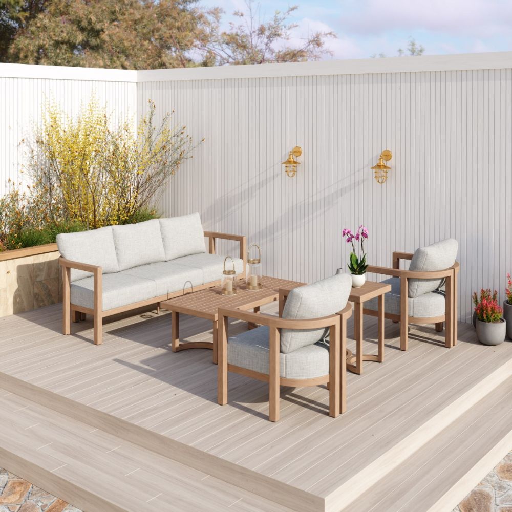 Zuo Modern Leto Olefin Fabric Outdoor Armchair