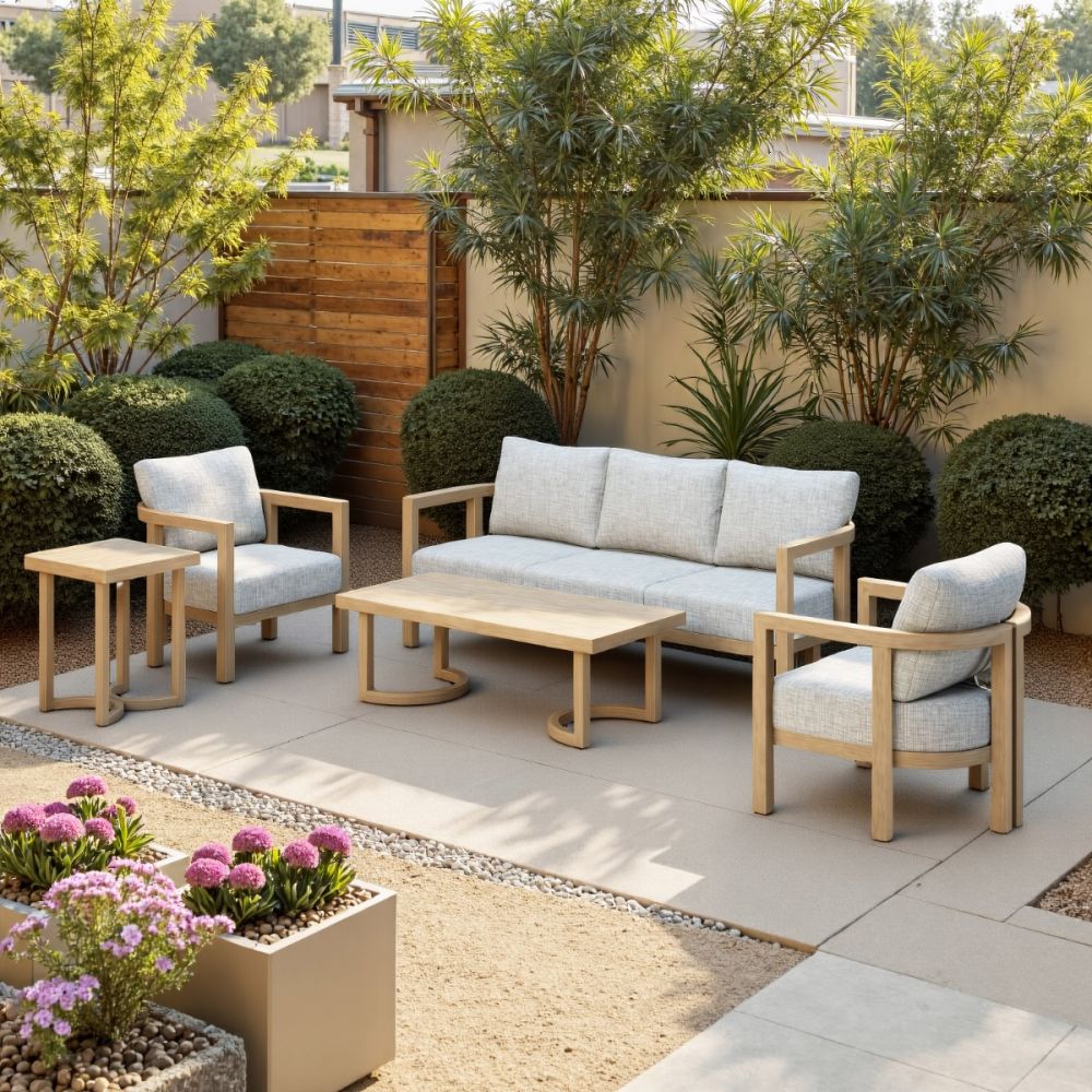Zuo Modern Leto Olefin Fabric Outdoor Sofa