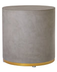 Linea Ring Accent Table Set - Gold Outdoor End Tables