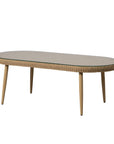 Cascade Oval Outdoor Cocktail Table-Outdoor Coffee Tables-Lloyd Flanders-LOOMLAN