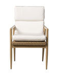 Cascade Aluminum Outdoor Dining Armchair-Outdoor Dining Chairs-Lloyd Flanders-LOOMLAN