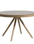 Cascade Aluminum Round Outdoor Dining Table-Outdoor Dining Tables-Lloyd Flanders-LOOMLAN