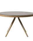 Cascade Aluminum Round Outdoor Dining Table-Outdoor Dining Tables-Lloyd Flanders-LOOMLAN