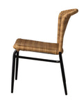 Galloway Aluminum Outdoor Armless Dining Chair-Outdoor Dining Chairs-Lloyd Flanders-LOOMLAN