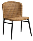 Galloway Aluminum Outdoor Armless Dining Chair-Outdoor Dining Chairs-Lloyd Flanders-LOOMLAN