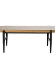 Galloway Rectangular Outdoor Cocktail Table-Outdoor Coffee Tables-Lloyd Flanders-LOOMLAN